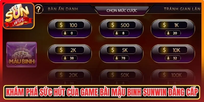 Mậu Binh Sunwin - Chi Tiết Cách Chơi Và Xếp Bài Từ Cao Thủ